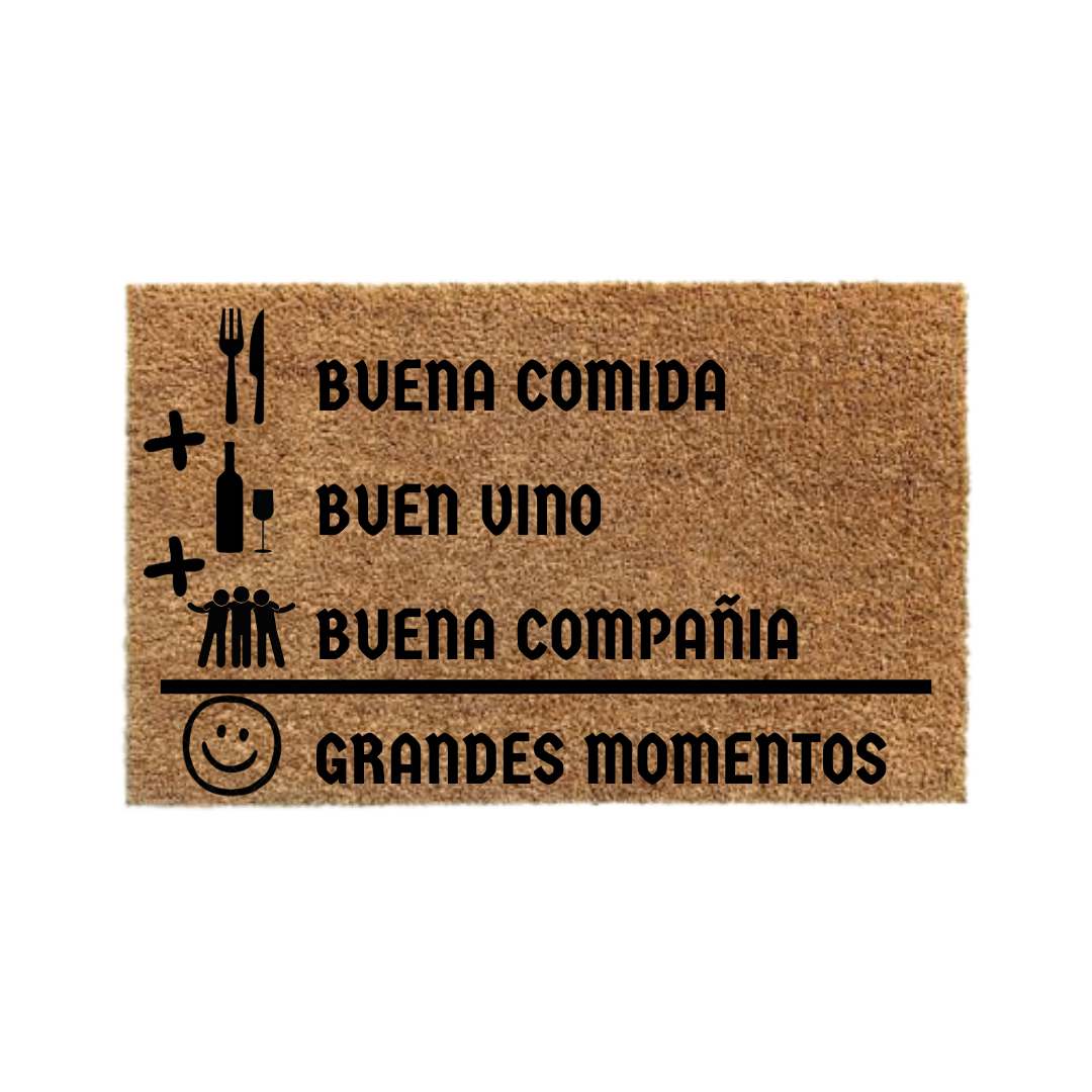 Buena comida, buen vino, buena compañia-thedoormat.cl