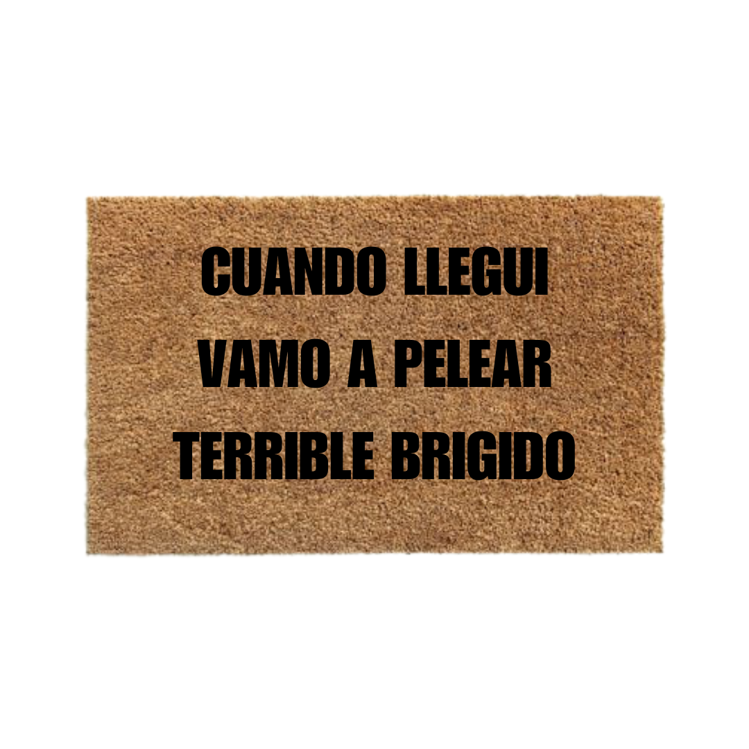 Cuando llegui vamo a pelear terrible brigido-thedoormat.cl