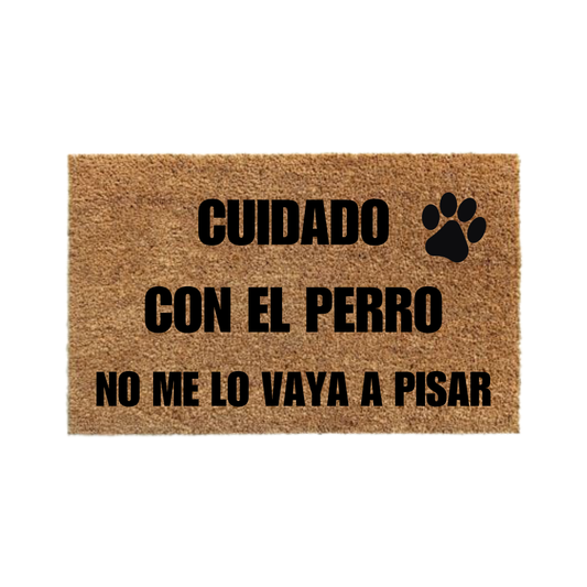 Cuidado con el perro, no me lo vaya a pisar-thedoormat.cl