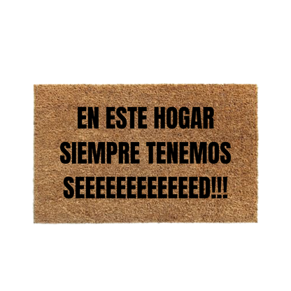 En este hogar siempre tenemos sed-thedoormat.cl