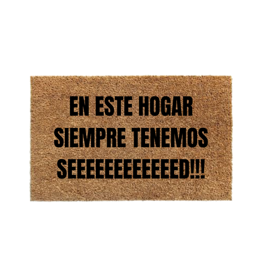 En este hogar siempre tenemos sed-thedoormat.cl