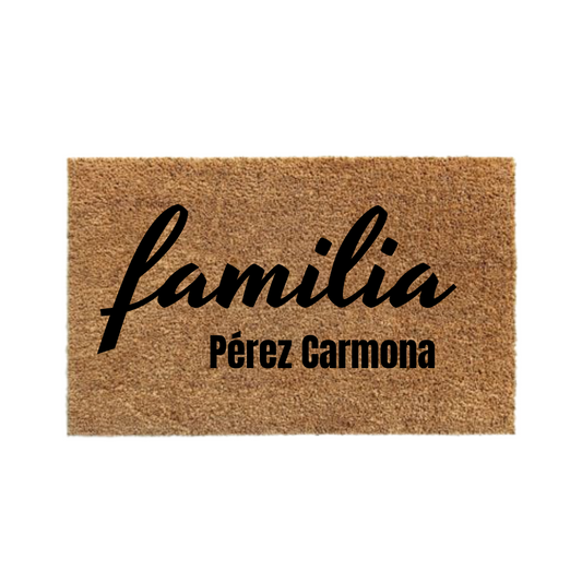Personalizado Familia(cursiva)+Apellidos-thedoormat.cl