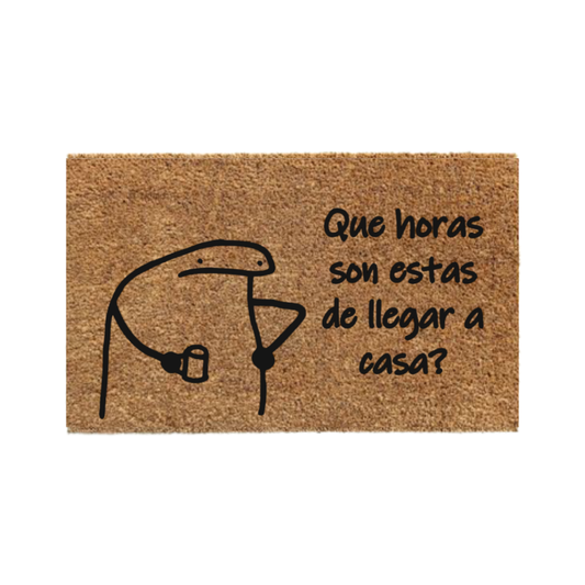 Que horas son estas de llegar a casa-thedoormat.cl