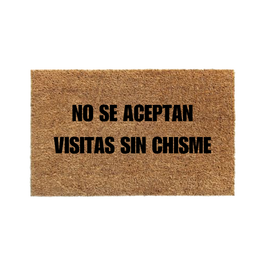 No se aceptan visitas sin chisme-thedoormat.cl